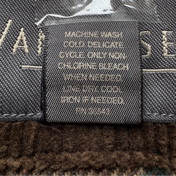 Men’s Lined Brown Corduroy Van Heusen Coat, Size M - Picture 4 of 9